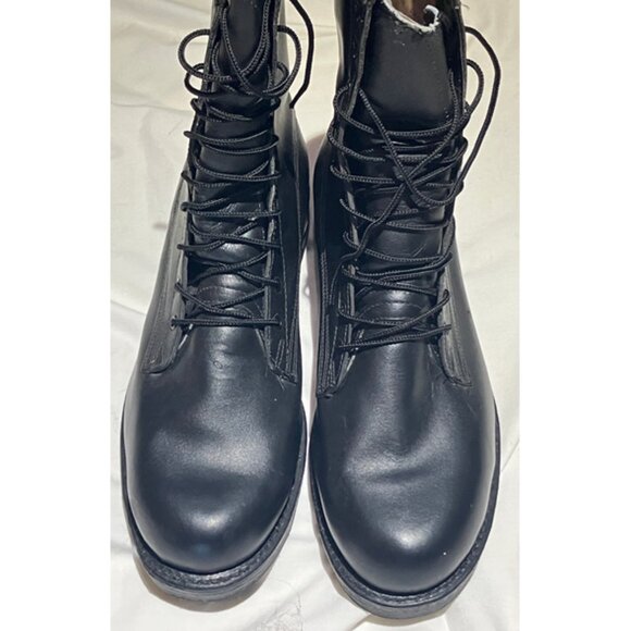 Addison Shoe Company Steel-Toed Combat Boots - Vintage and Authentic - Picture 4 of 14